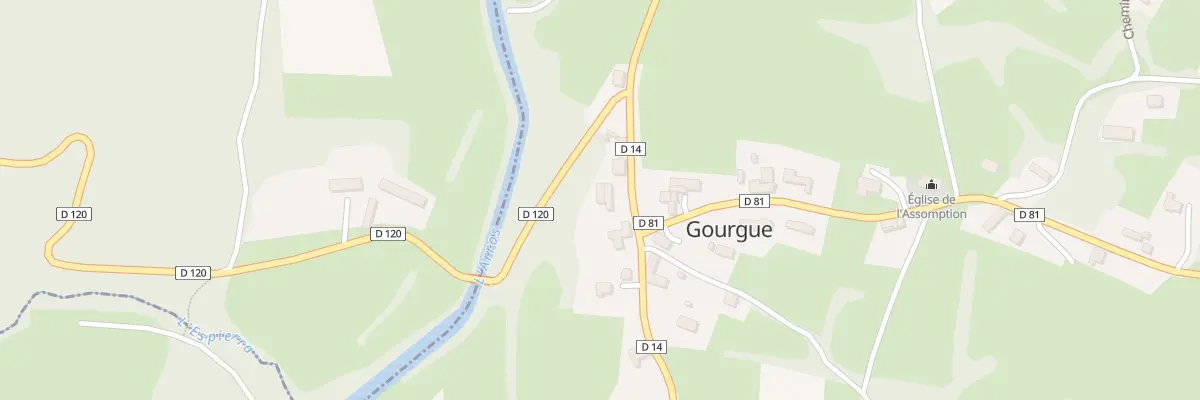 Plan du 5 Rte de Ricaud à Gourgue