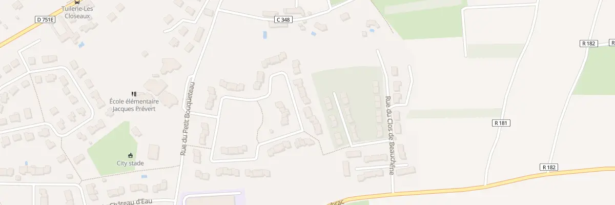 Plan du 32 Rue de la Libourne à Chinon