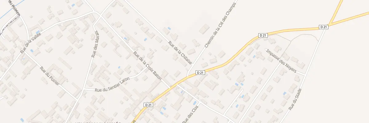 Plan du 1 Rue de la Chilaise à Chabournay