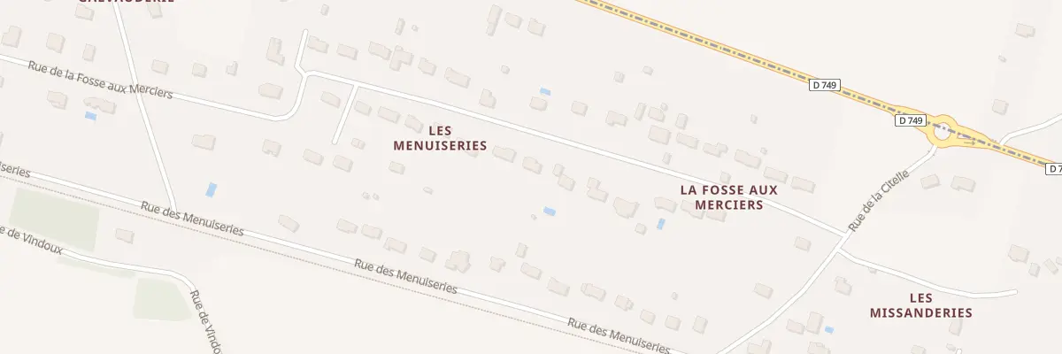 Plan du 11B Rue de la Fosse aux Merciers à Ligré