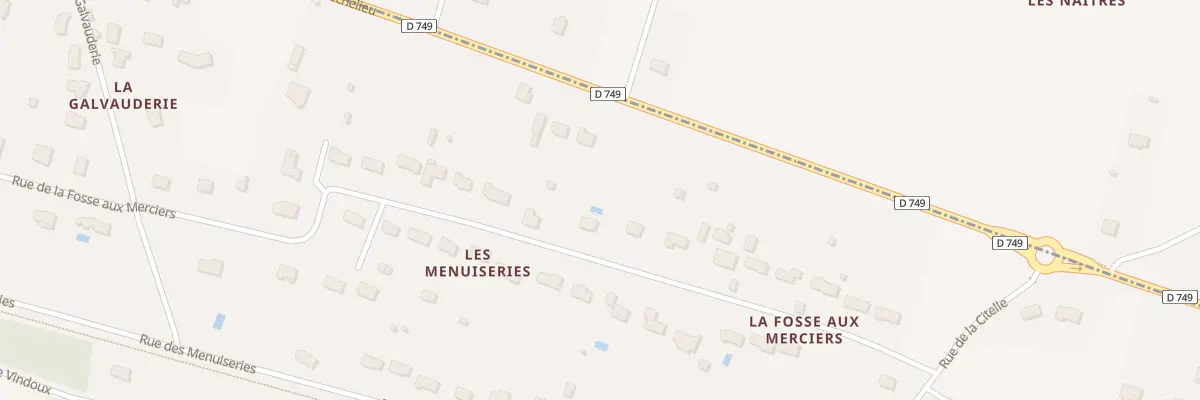 Plan du 12 Rue de la Fosse aux Merciers à Ligré