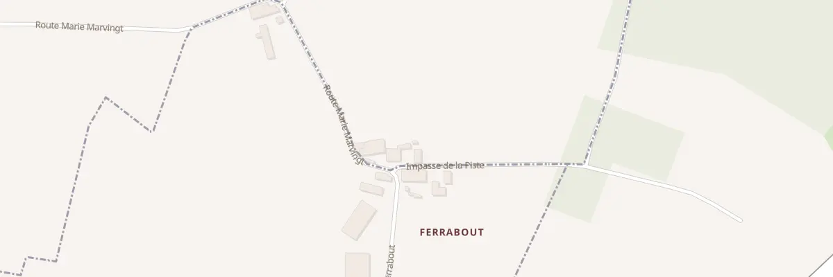 Plan du 58 Ferrabout à Chassaignes