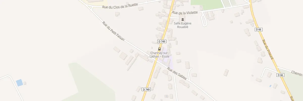 Plan du 37 Rue des Déportés à Channay-sur-Lathan