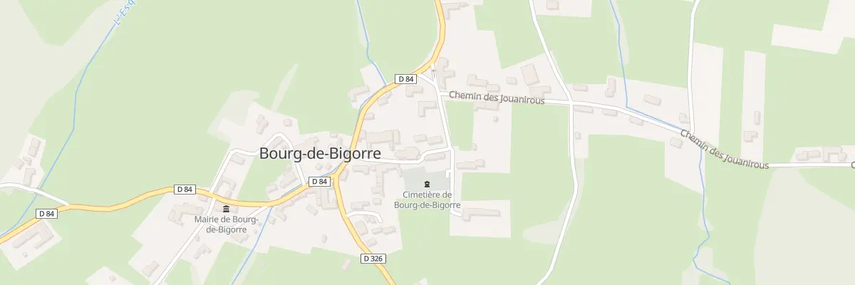 Plan du 5002 Le Village à Bourg-de-Bigorre