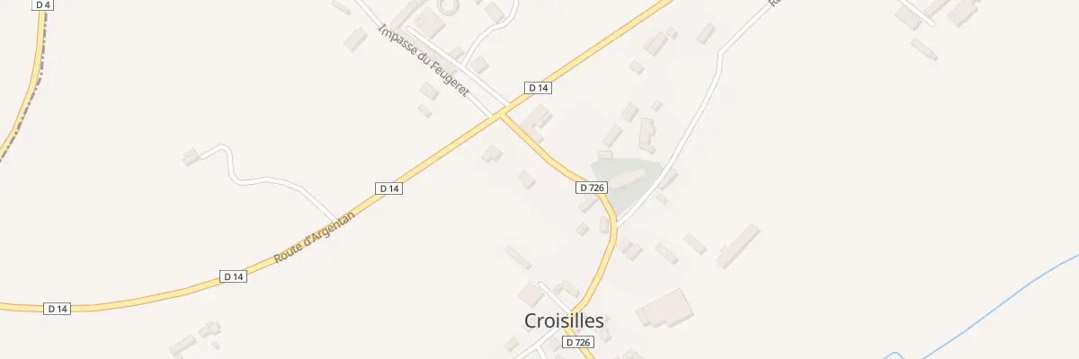 Plan du 9265 Rue du Bourg à Croisilles