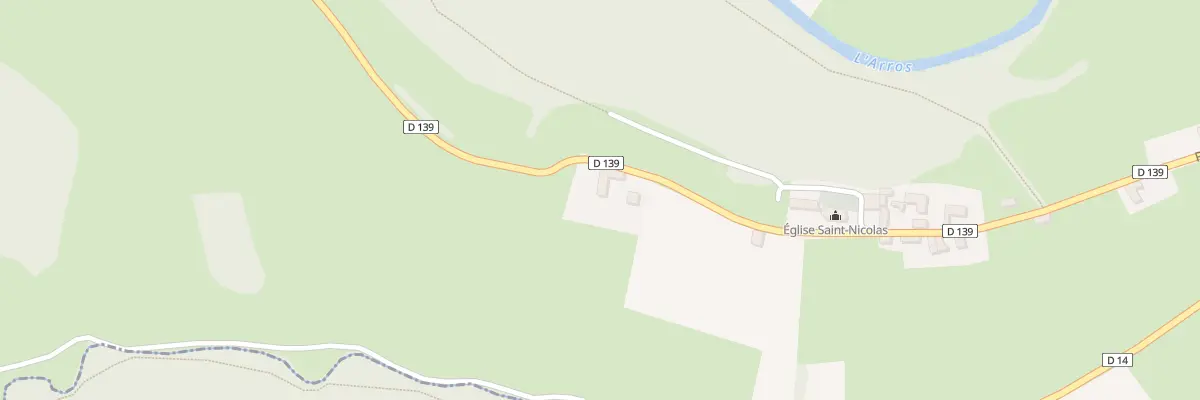 Plan du 5014 Rte de Castillon à Bonnemazon