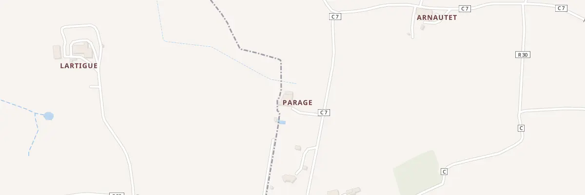 Plan du 5048 A la Boubee à Larroque-sur-l’Osse