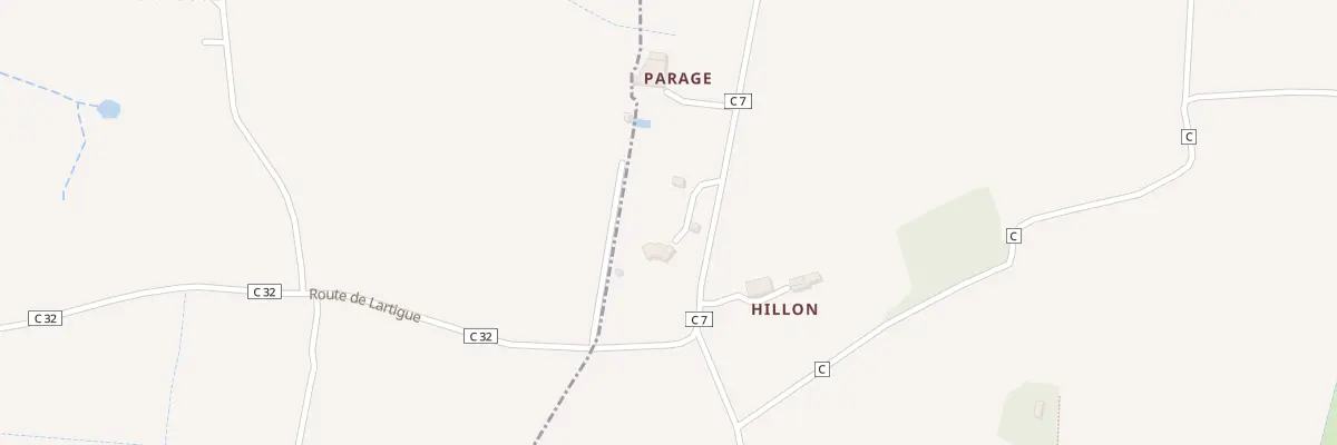 Plan du 5126 A la Boubee à Larroque-sur-l’Osse