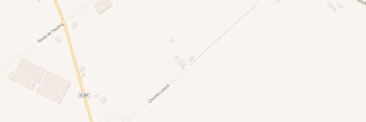 Plan du 3 Che Letard à Gontaud-de-Nogaret