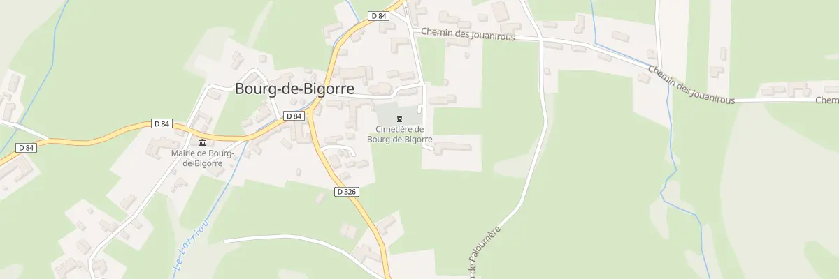 Plan du 5020 Le Village à Bourg-de-Bigorre