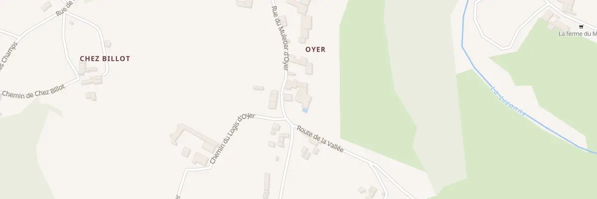 Plan du 8 Rue du Muletier d’Oyer à Bioussac