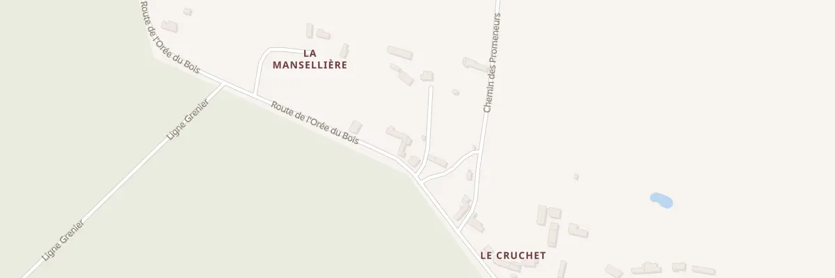 Plan du 170 Rte de L’Orée du Bois aux Ventes-de-Bourse