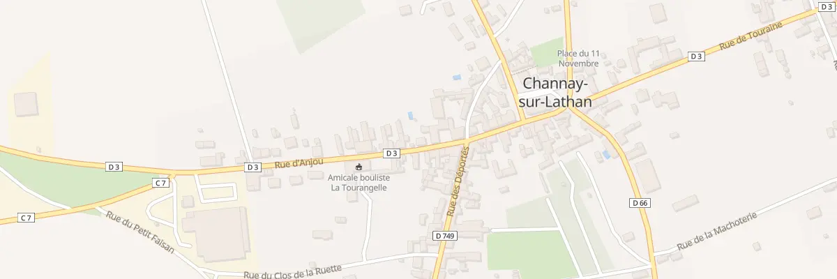 Plan du 5 Rue d’Anjou à Channay-sur-Lathan
