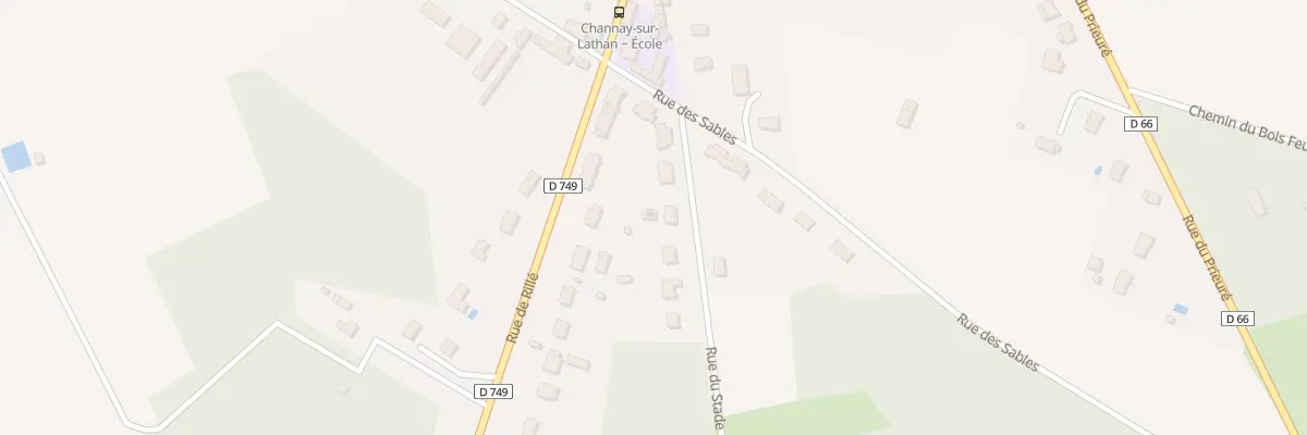 Plan du 7 Rue du Stade à Channay-sur-Lathan