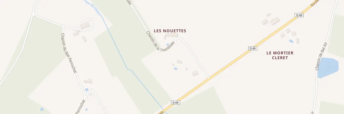 Plan du 251 La Tremblaie à Continvoir