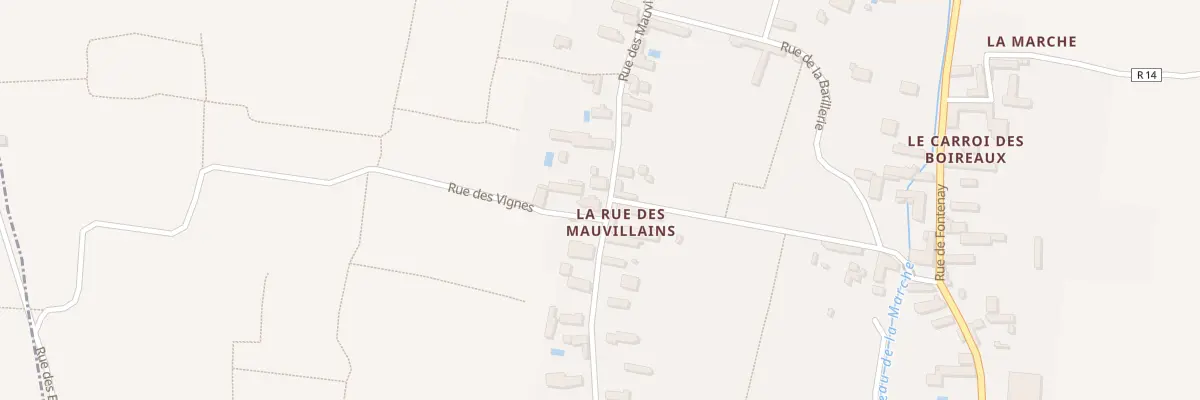 Plan du 30 Rue des Mauvillains à Coteaux-sur-Loire