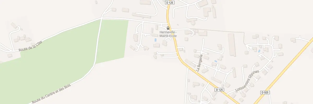 Plan du 279 Rte du Village à Hermeville