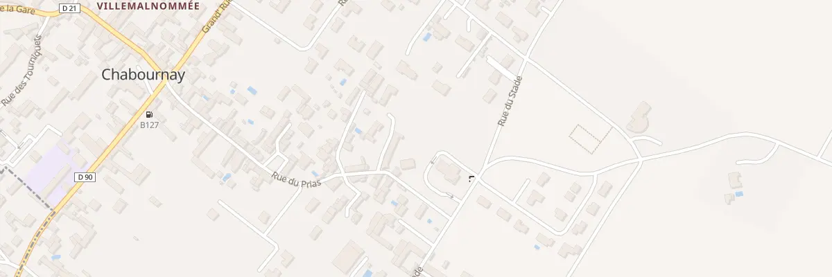 Plan du 29 Rue du Prias à Chabournay
