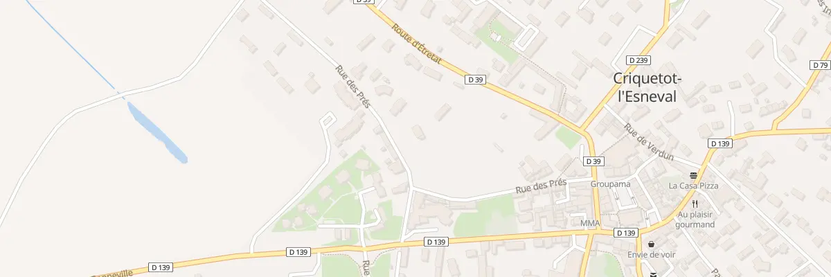 Plan du 10 Rue des Prés à Criquetot-l’Esneval