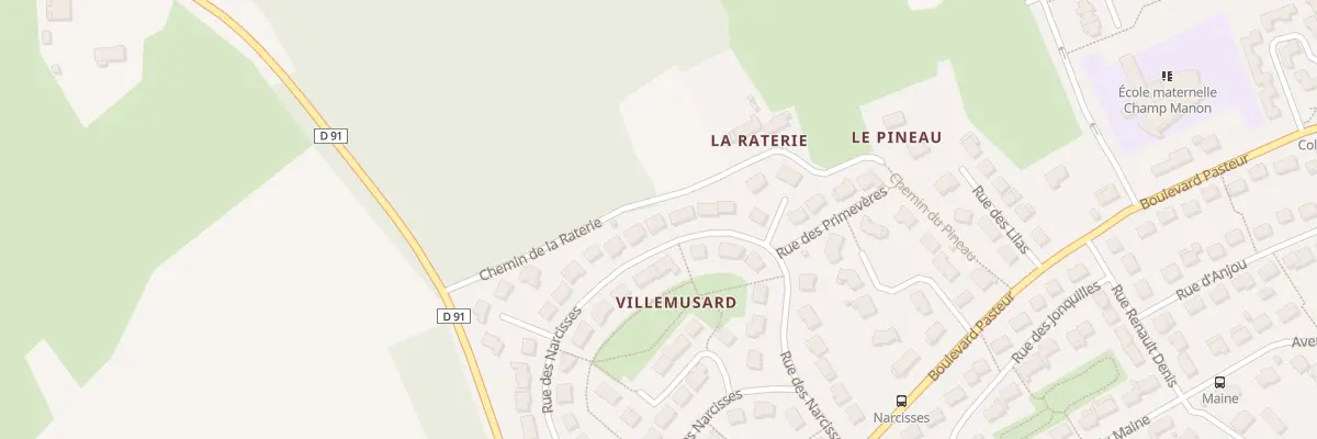 Plan du 26 Rue des Narcisses à Yvré-l’Évêque
