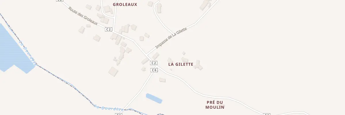 Plan du 9999 La Gilette à Saint-Astier
