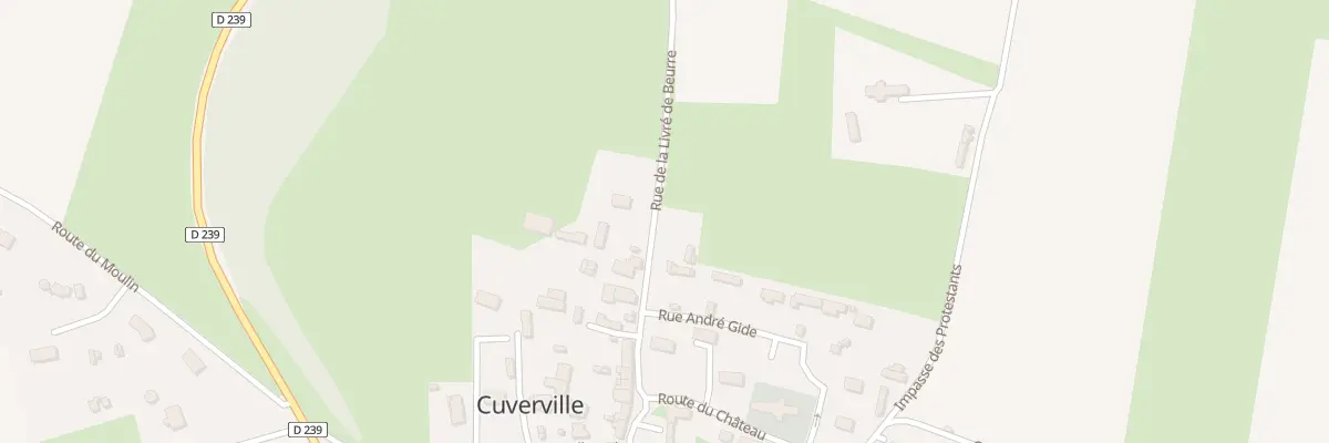 Plan du 96 Rue de la Livre de Beurre à Cuverville