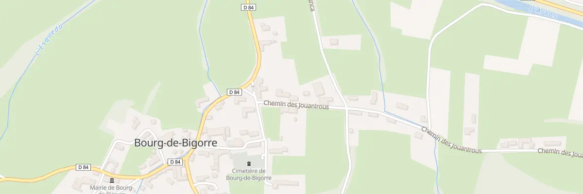 Plan du 5042 Le Village à Bourg-de-Bigorre