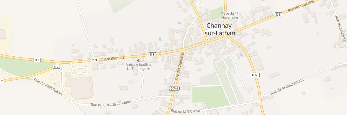 Plan du 4 Rue d’Anjou à Channay-sur-Lathan