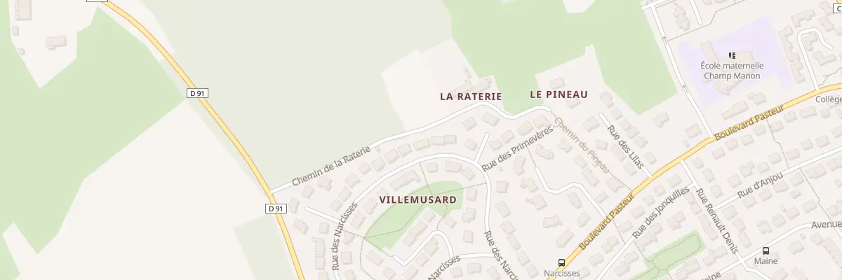 Plan du 24 Rue des Narcisses à Yvré-l’Évêque