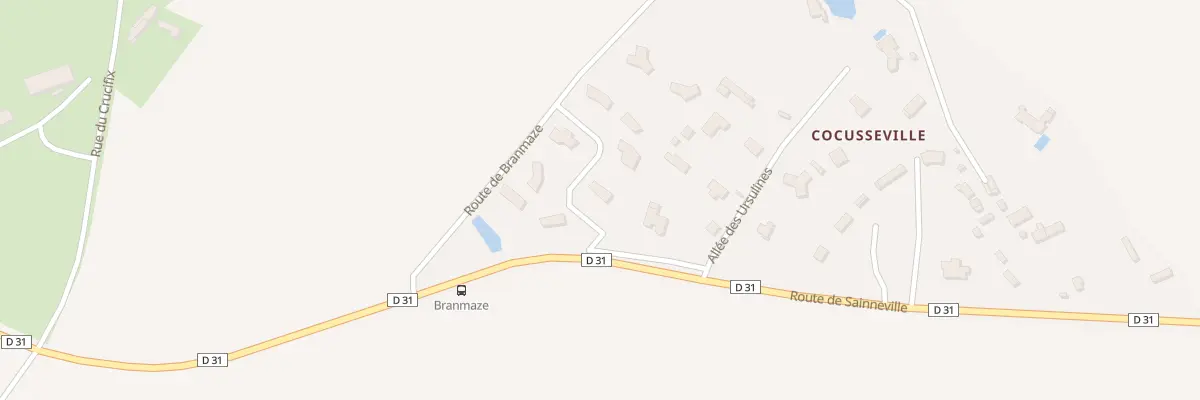 Plan du 1807 Rte de Branmaze à Manéglise