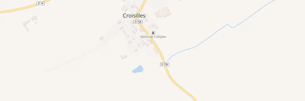 Plan du 1 Rue du Bourg à Croisilles