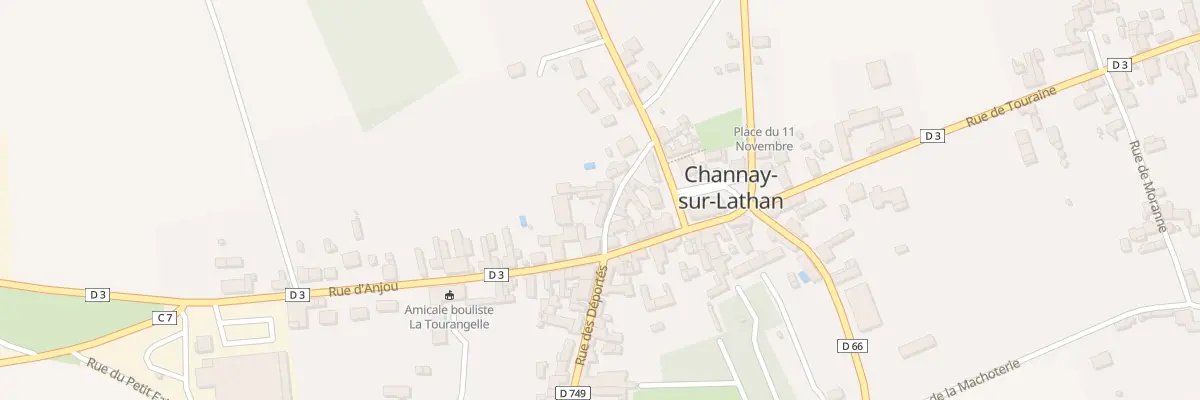 Plan du 9 Rue de la Grande Mare à Channay-sur-Lathan