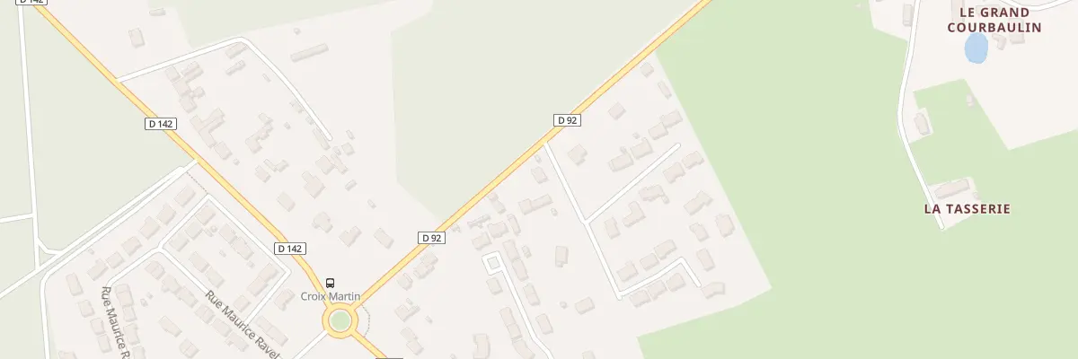 Plan du 2 All de la Croix Martin à Ruaudin