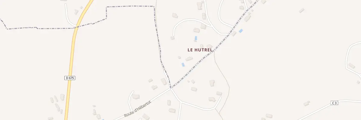 Plan du 5108 Le Hutrel à Saint-Benoît-d’Hébertot