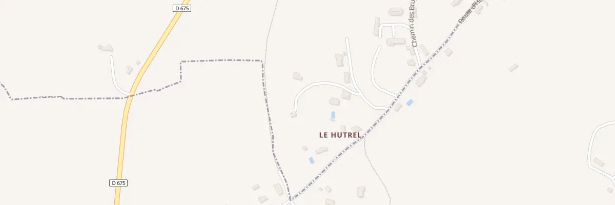 Plan du 626 Le Hutrel à Saint-Benoît-d’Hébertot
