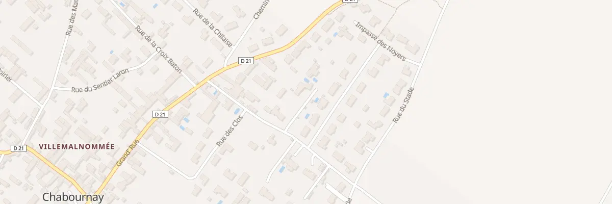 Plan du 5 Rue des Tonnelles à Chabournay
