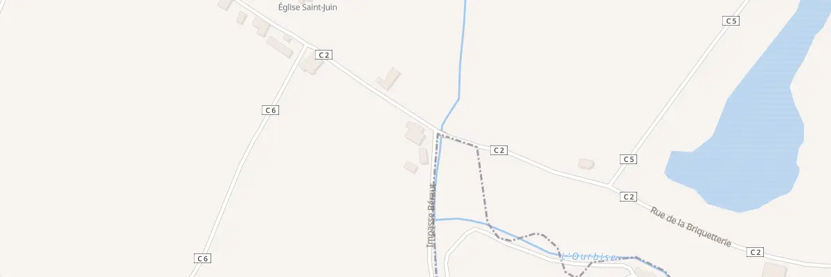 Plan du 78 Saint-juin à Lagruère