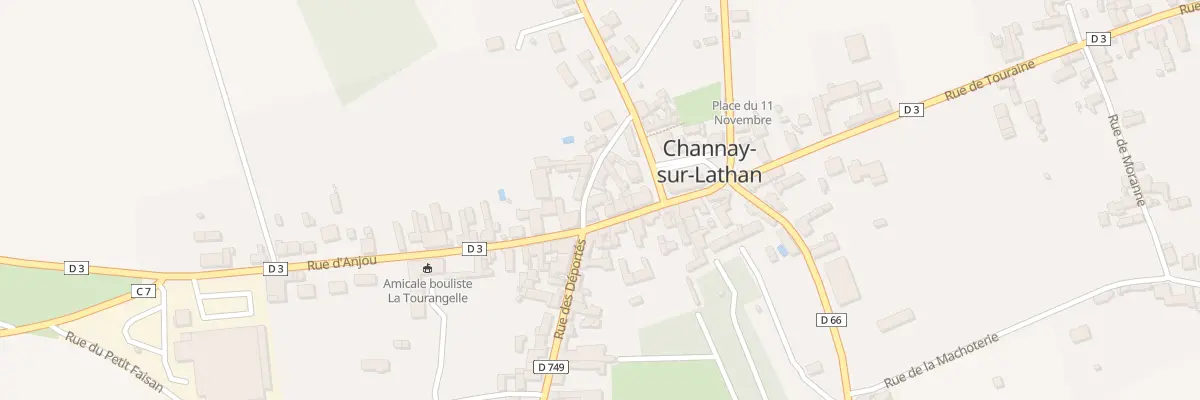 Plan du 7 Rue Jehan de Savonnieres à Channay-sur-Lathan
