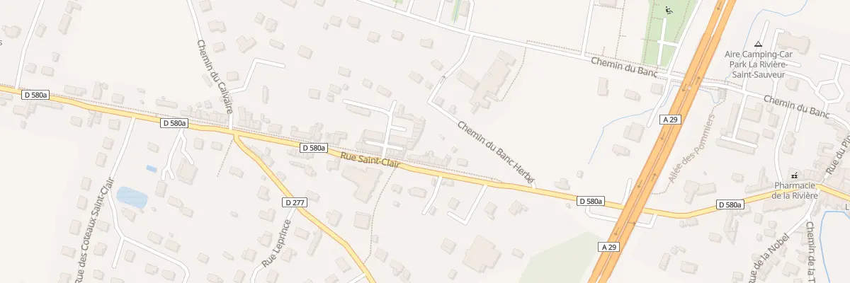 Plan du 99 Rue Saint-Clair à La Rivière-Saint-Sauveur