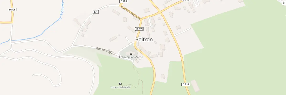 Plan du 21 Le Bourg à Boitron