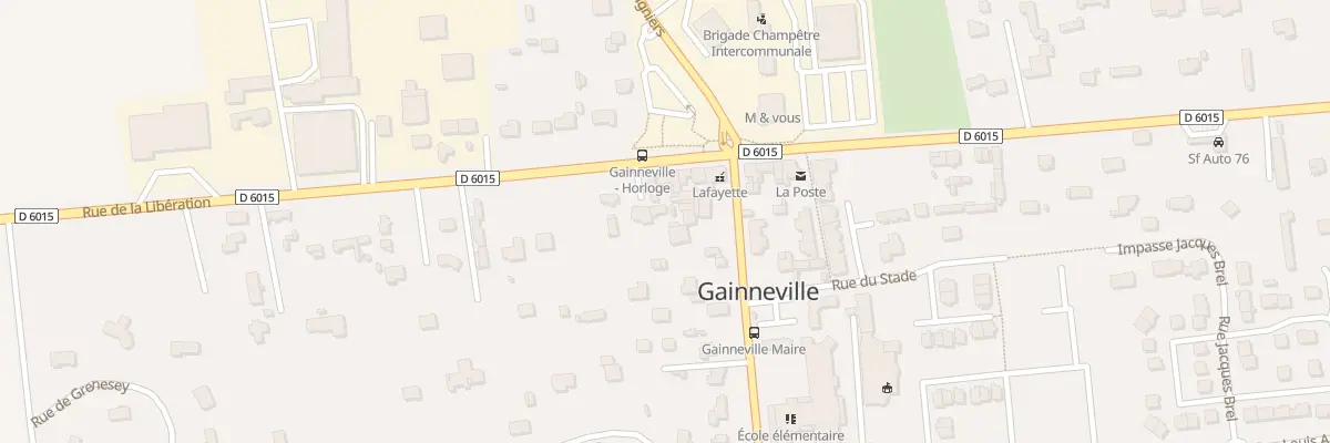 Plan du 134 Rue de la Libération à Gainneville