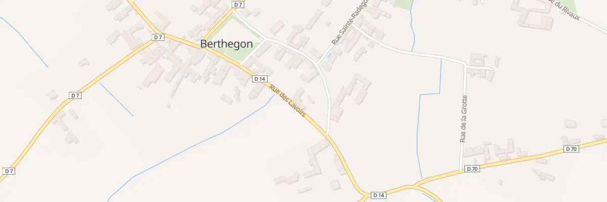 Plan du 4 Rue des Lavoirs à Berthegon