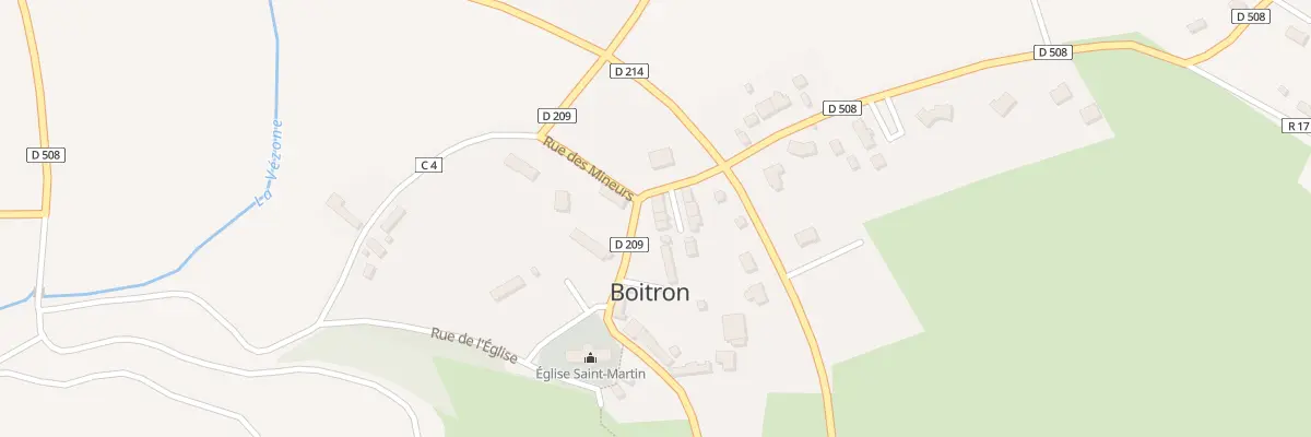 Plan du 3 Rue des Tisserands à Boitron