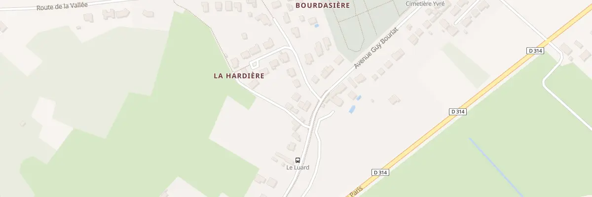 Plan du 1 All de Bel Air à Yvré-l’Évêque