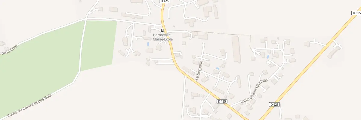 Plan du 280 Rte du Village à Hermeville