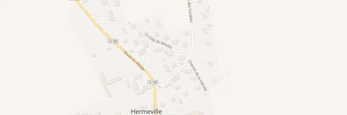 Plan du 2 La Côte du Moulin à Hermeville