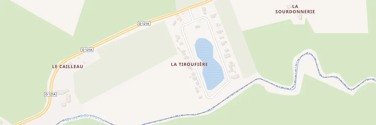 Plan du 10 La Tiroufiere à Congé-sur-Orne