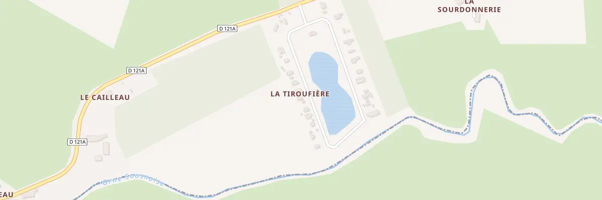 Plan du 11 La Tiroufiere à Congé-sur-Orne