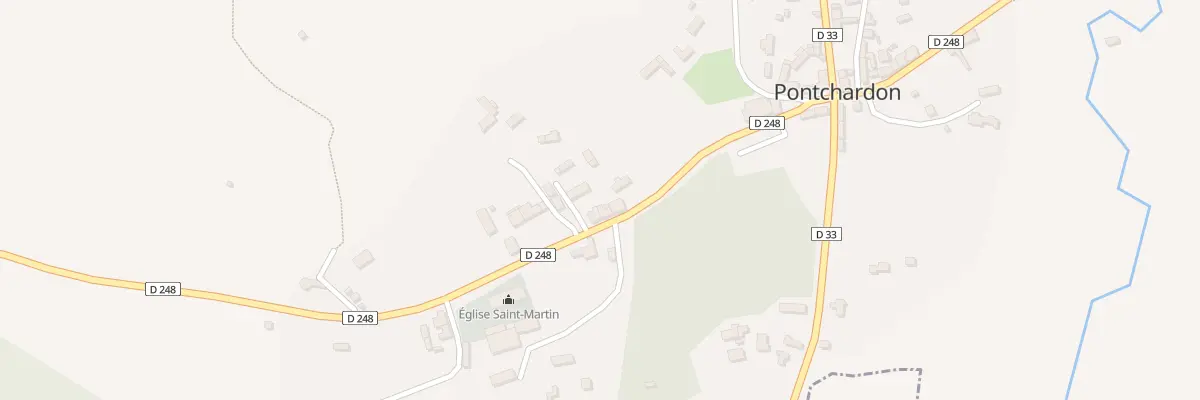 Plan du 85A Le Bourg à Pontchardon