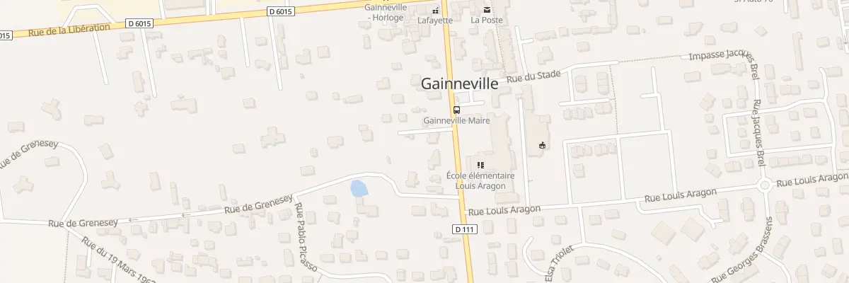 Plan du 14 Rte de Rogerville à Gainneville